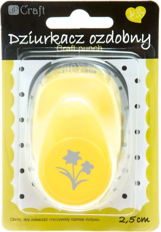 Dziurkacz ozdobny 2,5cm żonkil - tantis.pl