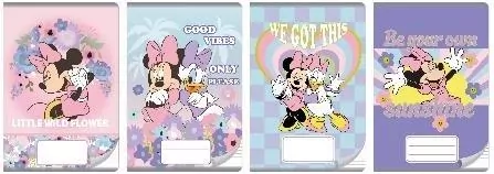 Zeszyt Minnie Mouse. A5/16K linie 3  kolorowe. 20 sztuk - tantis.pl