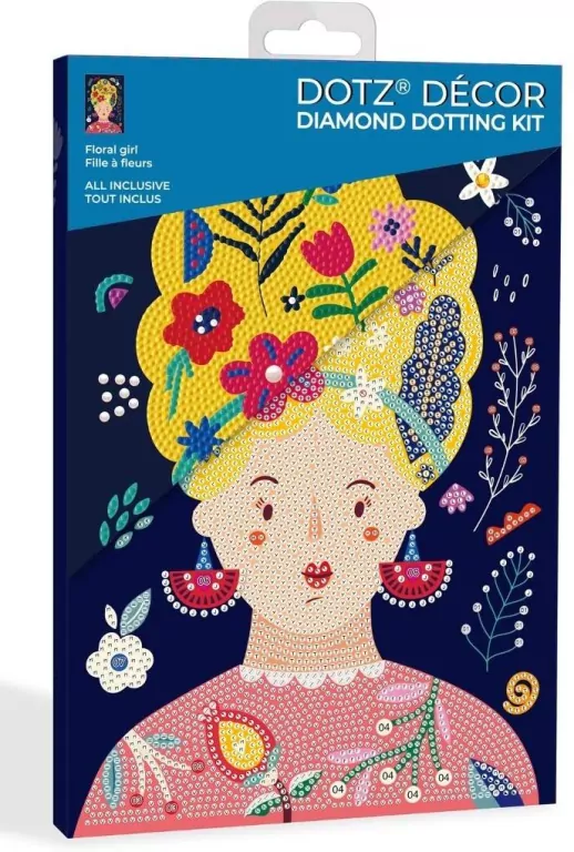 Diamond Dotz - Adults Floral Girl - tantis.pl