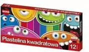 Plastelina kwadratowa 12 kolorów MONA - tantis.pl