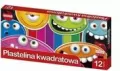 Plastelina kwadratowa 12 kolorów MONA - tantis.pl