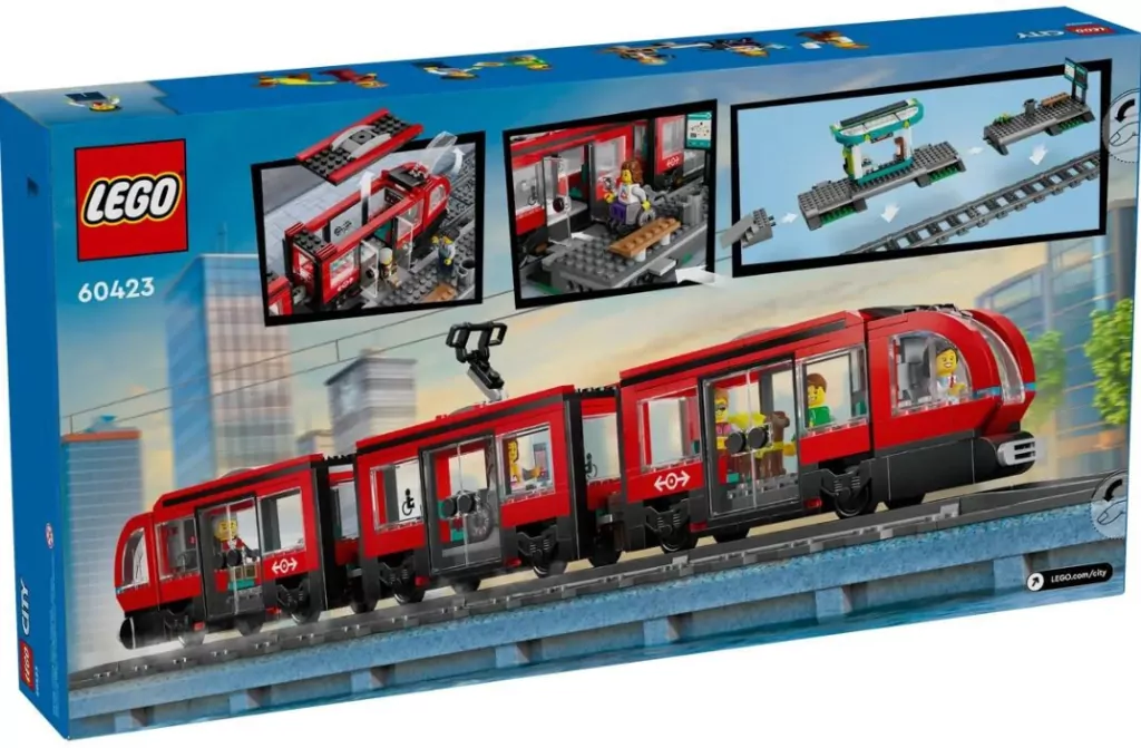 LEGO® City. Tramwaj miejski ze stacją 60423 - tantis.pl