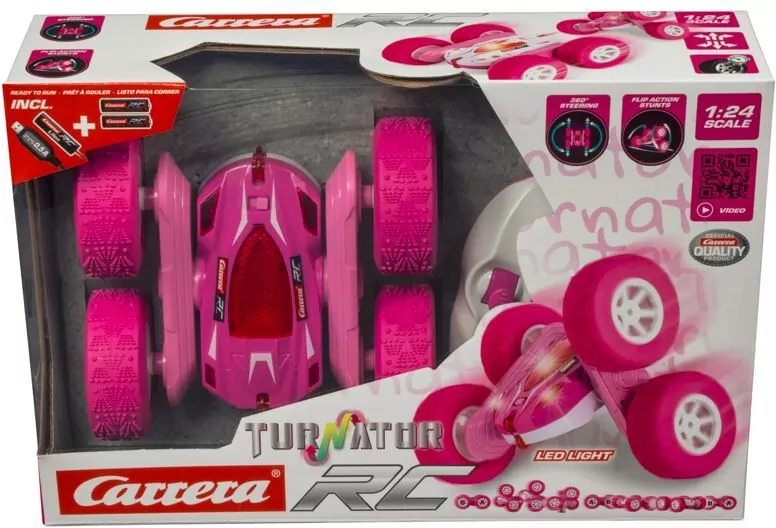 Carrera RC 2,4 GHz Mini Turnator Pink - tantis.pl