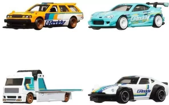 Hot Wheels Premium Zestaw Real Riders mix (2szt) - tantis.pl