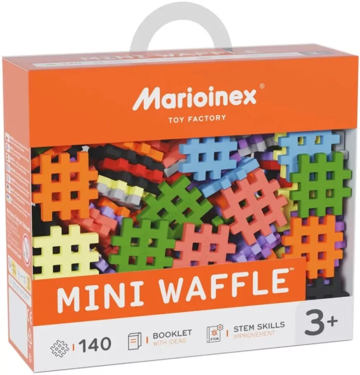 Klocki Mini Waffle 140elem - tantis.pl