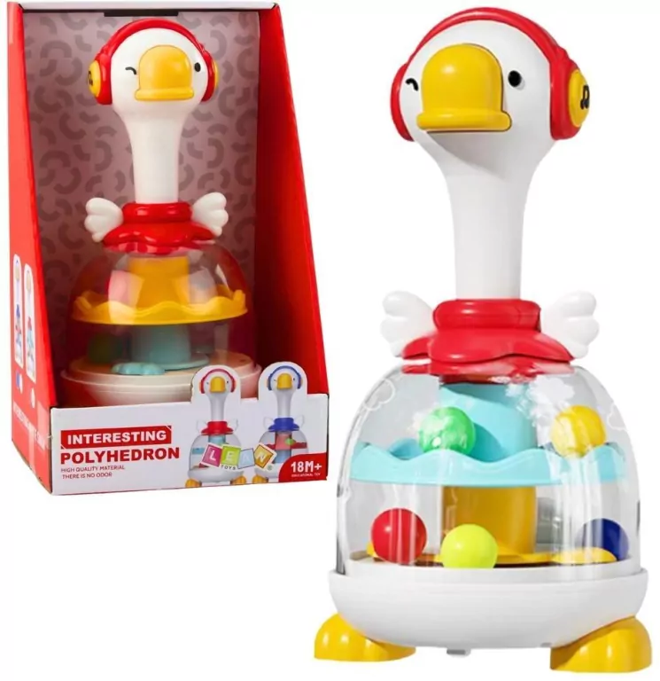 Bączek z kuleczkami zjeżdżalnia dla kulek gęś - tantis.pl