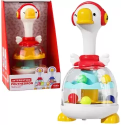 Bączek z kuleczkami zjeżdżalnia dla kulek gęś