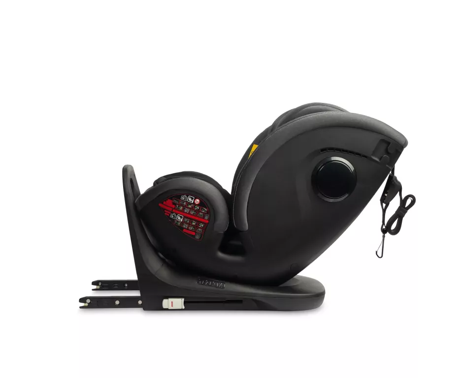 Caratero Fotelik Securo I-Size szary (40-150cm) - tantis.pl