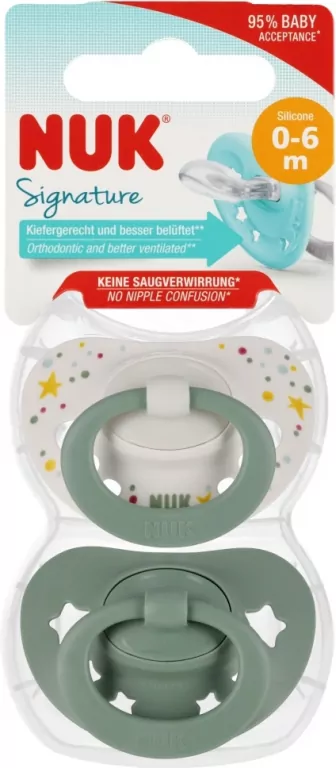 Smoczek 0-6m Signature NUK - tantis.pl