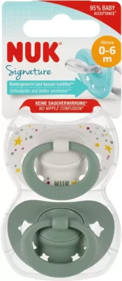Smoczek 0-6m Signature NUK