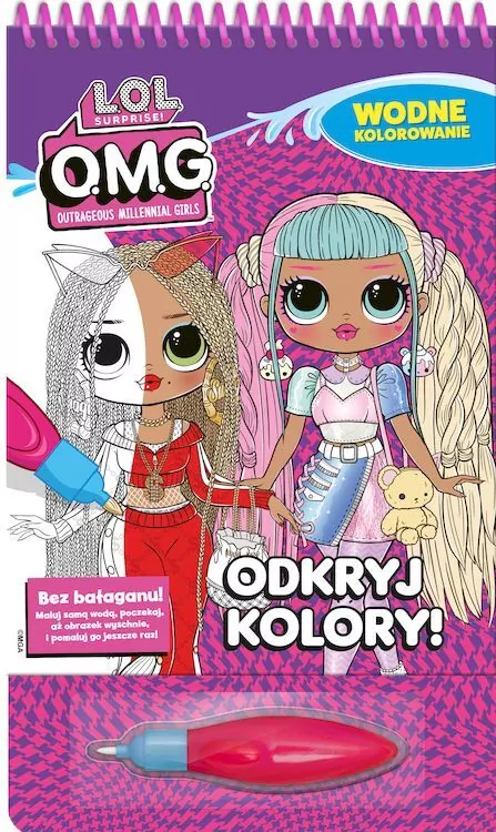 L.O.L. Surprise OMG Odkryj Kolory! Wodne kolorowanie - tantis.pl
