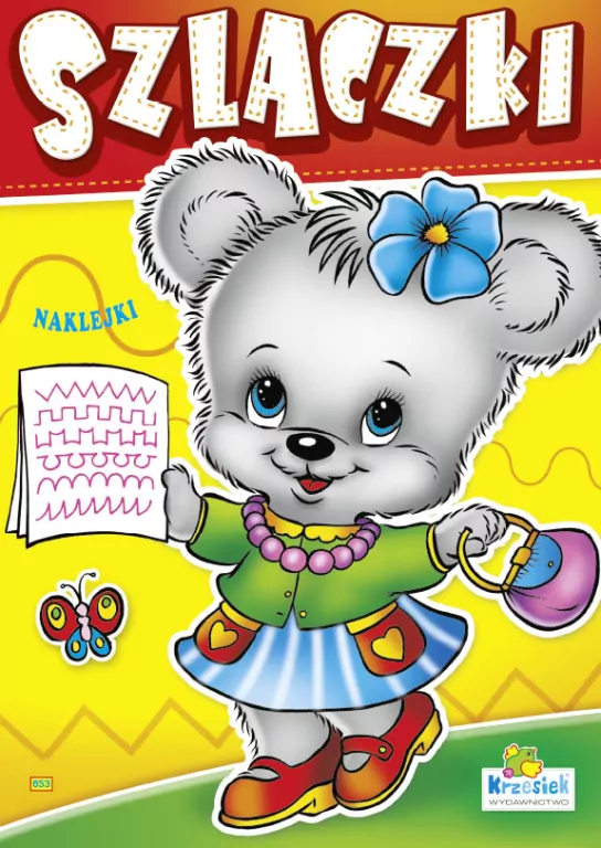 Kolorowanka. Szlaczki - Kotek (A4, 16 str.) - tantis.pl