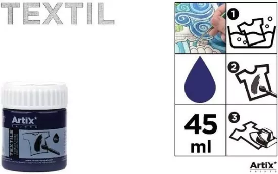 Farba do tkanin granatowa 45ml