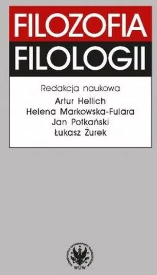 Filozofia filologii - tantis.pl