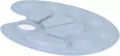 Plastikowa paleta do farb pastel niebieski - tantis.pl
