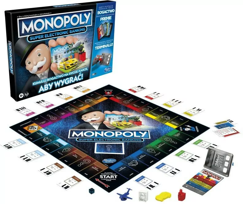 Monopoly. Super Electronic Banking. Gra strategiczna - tantis.pl