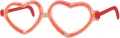 Okulary serca Glow stick - tantis.pl