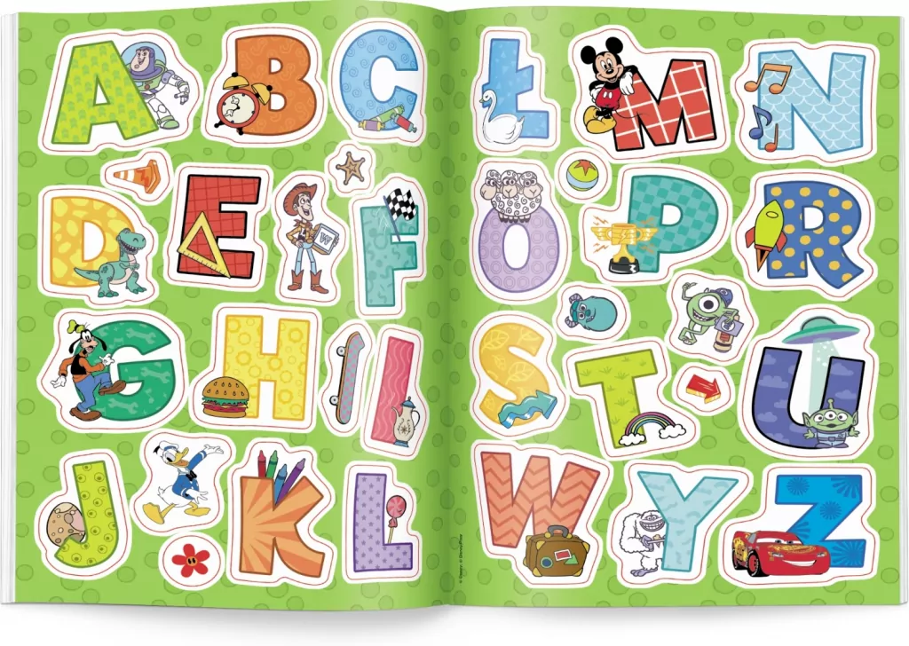 Disney uczy. Alfabet do kolorowania - tantis.pl
