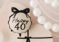 Balon foliowy pastylka Happy 40 47,5x45cm - tantis.pl
