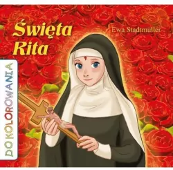 Święta Rita - kolorowanka