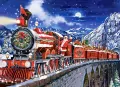 Castorland. Puzzle 200 Santa's Coming to Town - tantis.pl