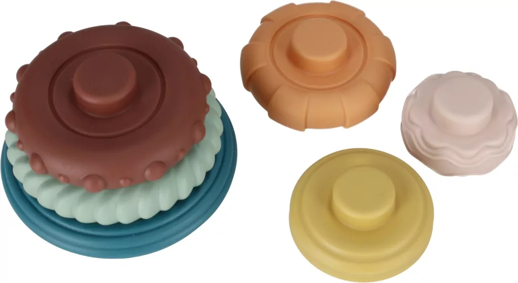 Piramidka edukacyjna pastel BAM BAM - tantis.pl