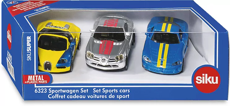 Set podarunkowy. Auta sportowe. Siku Super - tantis.pl