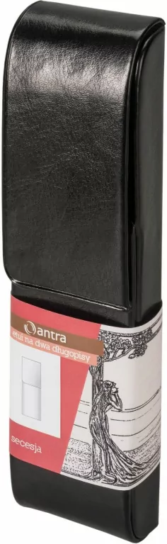 Etui na dwa długopisy Secesja czarne - tantis.pl