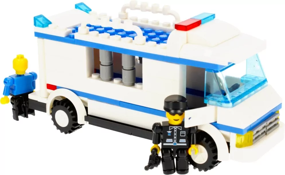 Klocki konstrukcyjne Alleblox Policja 134 elementy - tantis.pl