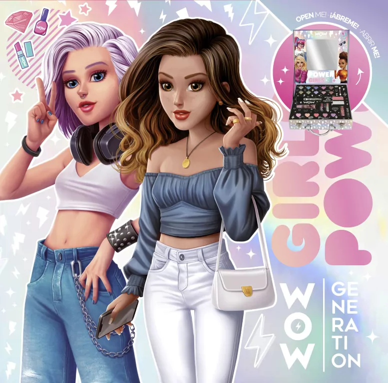 Skrzyneczka z akcesoriami do makijażu WoW Generation 23 elementy WOW00055 - tantis.pl