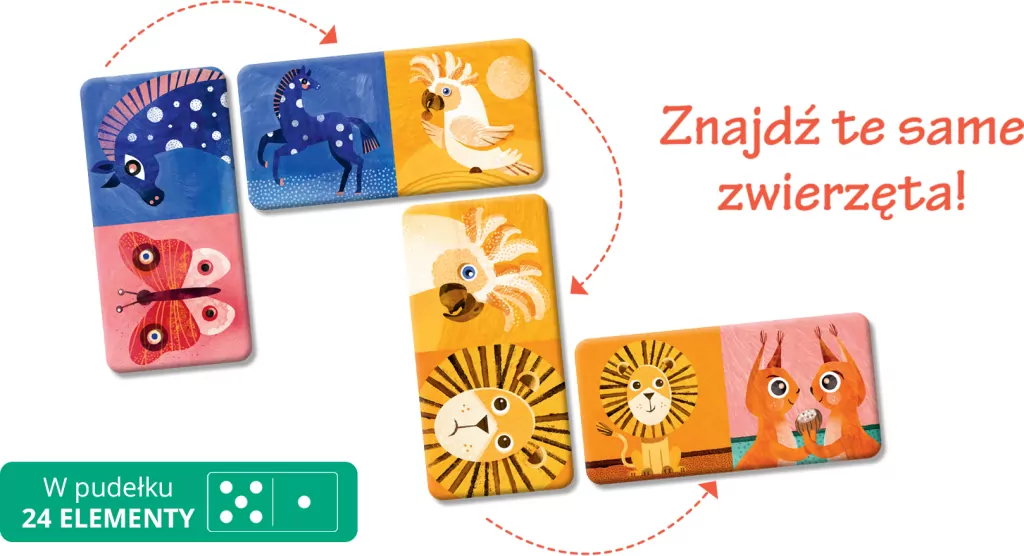 Znasz to zwierzę? Domino. Kapitan Nauka - tantis.pl