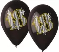 Balony premium hel 18 czarne 30cm - tantis.pl