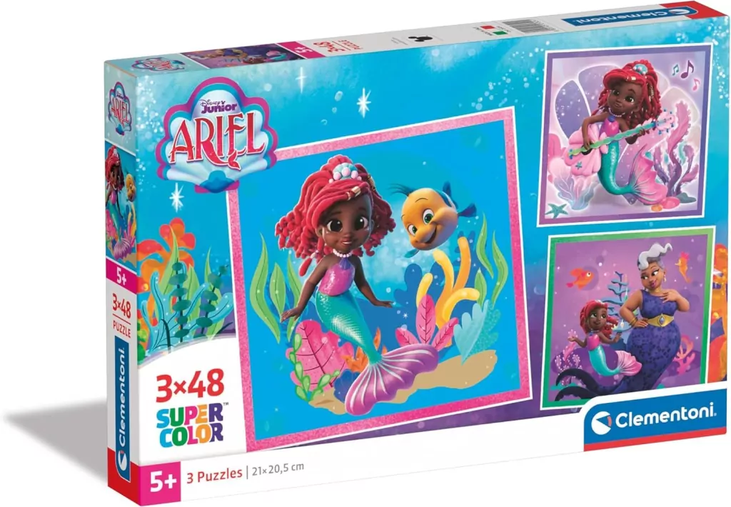 Puzzle 3x48 Super Kolor Ariel - tantis.pl