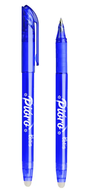 Tetis. Pióro kulkowe wymazywalne 0,5 mm niebieskie, 1 sztuka - tantis.pl