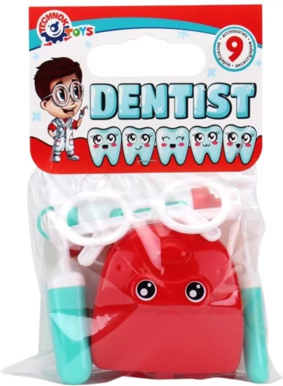 Zestaw Mały dentysta, 9 elementów - tantis.pl