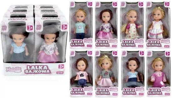 Lalka Natalia mini bobas 8cm mix