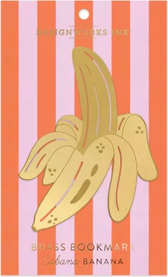 Metalowa zakładka do książek duża - cabana banana