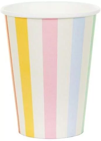 Kubeczki Paski 400ml 6szt - tantis.pl