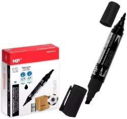 Marker dwustronny perman. czarny 2,0/5,0mm