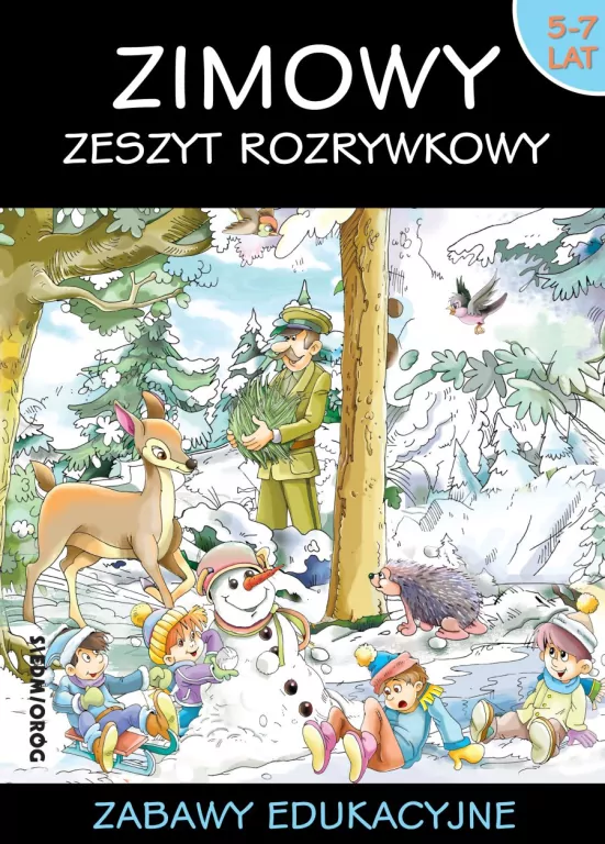 Zimowy zeszyt rozrywkowy. Zabawy edukacyjne - tantis.pl