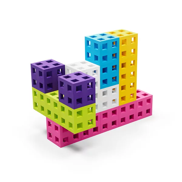 Klocki Meli Cube Pink 50 elementów - tantis.pl