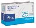 Spinacze biurowe okrągłe 25mm 100 szt paczka 10 sztuk - tantis.pl