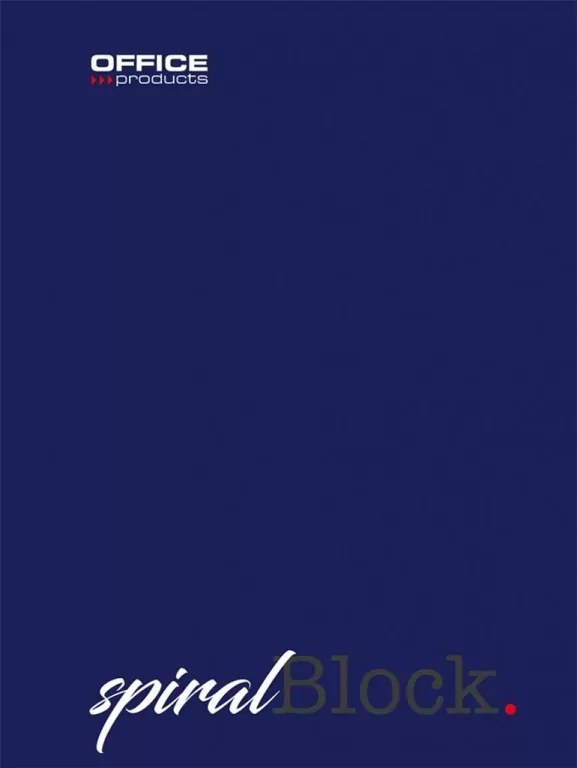 Kołonotatnik A5/80K linia granatowy - tantis.pl