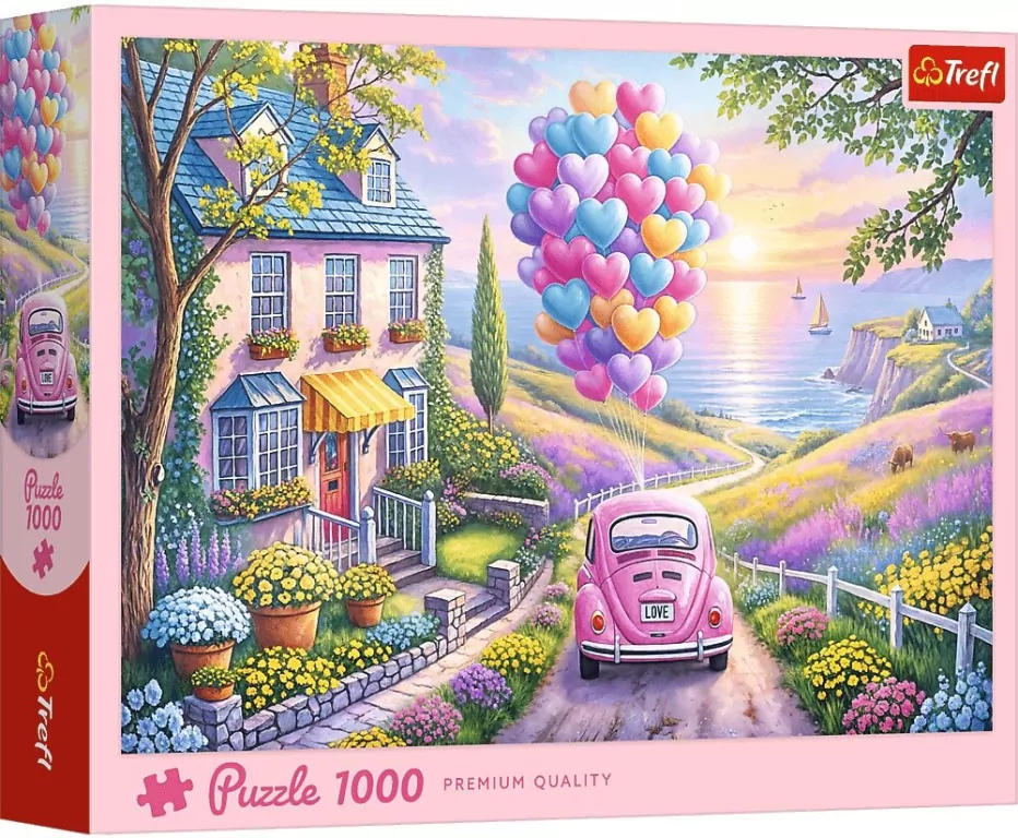 Puzzle 1000 Romantyczna przejażdżka TREFL - tantis.pl
