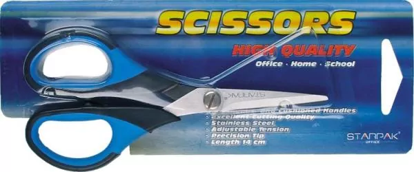 Nożyczki metalowe z gumową rączką - tantis.pl