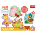 Puzzle Baby Classic - Bobaskowe zwierzątka TREFL - tantis.pl