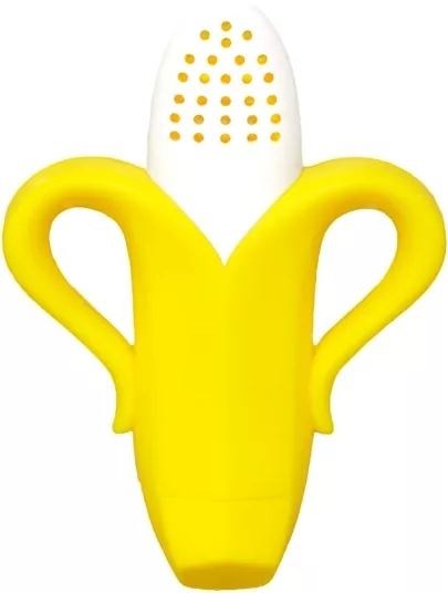 Gryzak silikonowy do owoców i pokarmu banan - tantis.pl
