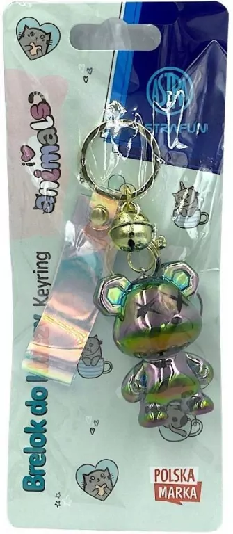 Brelok metalowy Bear ASTRA - tantis.pl