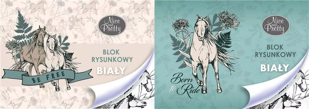 Blok rysunkowy A4/20K biały. Nice&Pretty - tantis.pl