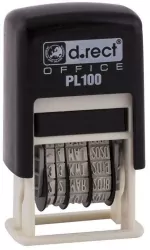 Datownik PL100 czarny D.RECT